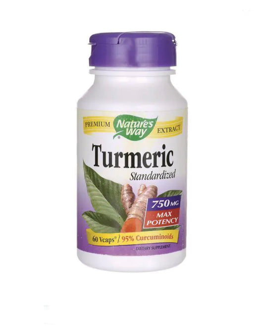 Nature's Way Premium Extract Turmeric Max Potency, 60 capsules