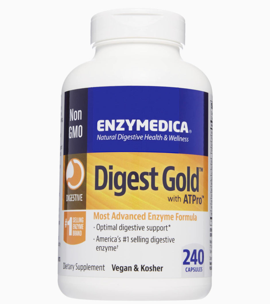 Enzymedica Digest Gold + ATPro, Maximum Strength Enzyme Formula