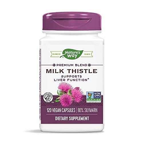 Natures Way Milk Thistle Standardized, 120 Count